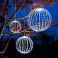 Three Kings 240 Led Twinkling Orb Cool White