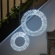 Three Kings 960 Led Galaxy Wreath Cool White 40cm