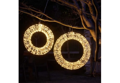 Three Kings 960 Led Galaxy Wreath Warm White 40cm Three Kings 960 Led Galaxy Wreath Warm White 40cm