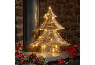 Three Kings Champagne Braid Wondertree 40cm