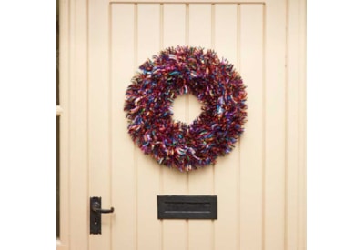 Three Kings X-bling Tinsel Wreath 45cm