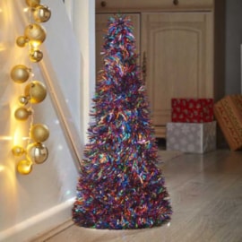 Three Kings X-bling Tinsel Cone 60cm Three Kings X-bling Tinsel Cone 60cm