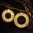Three Kings 1440 Led Galaxy Wreath Warm White 50cm
