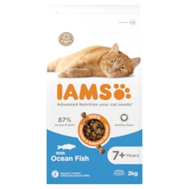 Iams Advanced Nutrition Senior Cat Food With Ocean Fish 2Kg Iams Advanced Nutrition Senior Cat Food With Ocean Fish 2Kg
