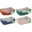 Cat Bed-assorted Colours 47x37x (18007)