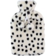 Hot Water Bottle Spotted Plush 2lt