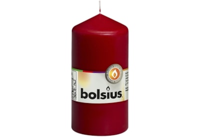 Bolsius Pillar Candle Wine Red 120x60 Bolsius Pillar Candle Wine Red 120x60