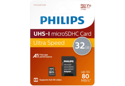Philips Micro Sd Card 32gb Class 10 with Adapter Philips Micro Sd Card 32gb Class 10 with Adapter