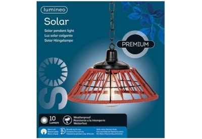 Solar Hanging Light Rope Terracotta 28cm Solar Hanging Light Rope Terracotta 28cm