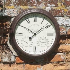 Smart Garden Bickerton Wall Clock & Thermometer 15" (5060001)