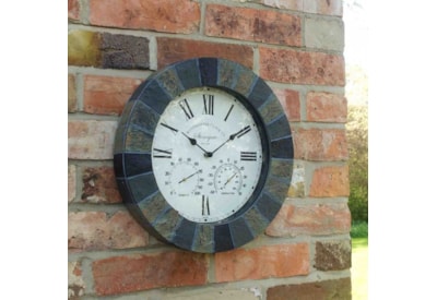 Smart Garden Stonegate Outdoor Clock 14" Smart Garden Stonegate Outdoor Clock 14"