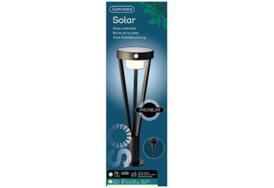 Solar Stake Light Tripod Black Steel 40 Lumen 50cm (897671)
