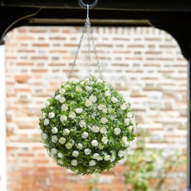 Smart Garden Topiary White Rose Ball 30cm (5040042)