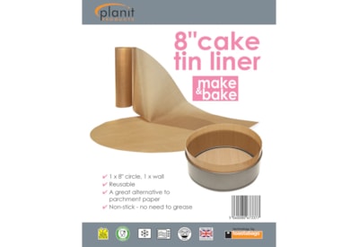 Planit Make & Bake Cake Tin Liner 8" Planit Make & Bake Cake Tin Liner 8"