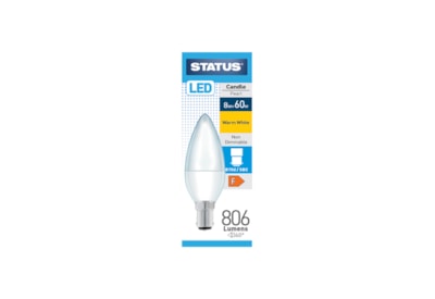 Status 8w Led B15 Candle Warm White Bulb
