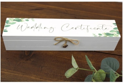 Richard Lang Wedding Certificate Box (8WG364)