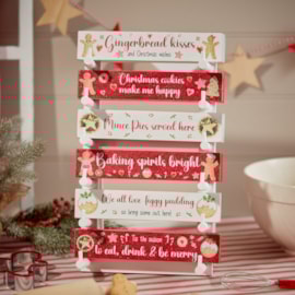 Christmas Bakery Tabletop Block 6 Asst Christmas Bakery Tabletop Block 6 Asst