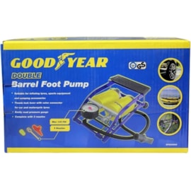 Goodyear Double Barrel Foot Pump (900055)