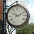 Smart Garden Greenwich Station Wall Clock & Thermometer 20.5" (5063020)