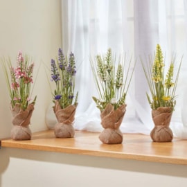 Faux Bouquet Lupinettes 40 Cm (Mixed Case)