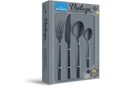 Amefa Vintage Black Pvd Cutlery Set 16pc (9035VTVG17B78)