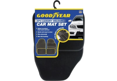 Goodyear 4pc Car Mat Set (904525)