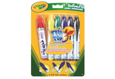 Crayola 6 Flip Top Markers (833200)