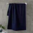 Catherine Lansfield Zero Twist Bath Sheet Navy Catherine Lansfield Zero Twist Bath Sheet Navy