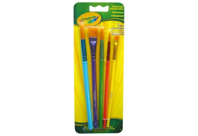 Crayola 5 Assorted Paintbrushes (920802.212)