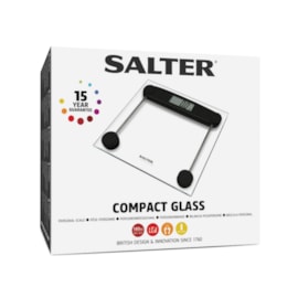 Salter Bathroom Compact Glass Electronic Scale Salter Bathroom Compact Glass Electronic Scale