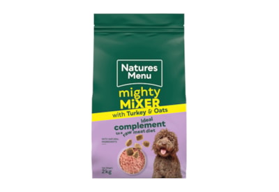 Natures Menu Mighty Mixers Turkey & Oats 2Kg Natures Menu Mighty Mixers Turkey & Oats 2Kg