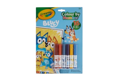 Crayola Colour By Numbers - Bluey Crayola Colour By Numbers - Bluey