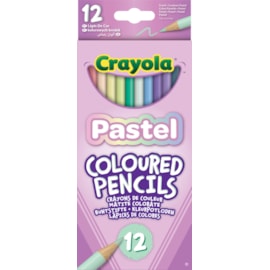 Crayola 12 Pastel Coloured Pencils (931356.012)