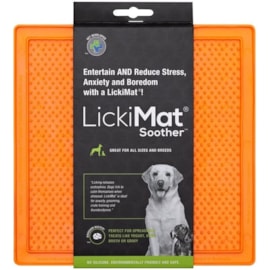 Sharples Lickimat Soother Treat Creating Mat Orange 20cm Sharples Lickimat Soother Treat Creating Mat Orange 20cm