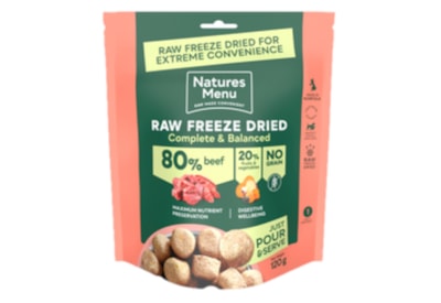 Natures Menu Freeze Dried Beef Toppers 120g Natures Menu Freeze Dried Beef Toppers 120g