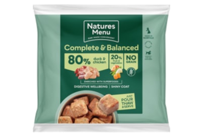Natures Menu 80/20 Duck & Chicken Nuggets 1Kg (Frozen) Natures Menu 80/20 Duck & Chicken Nuggets 1Kg (Frozen)