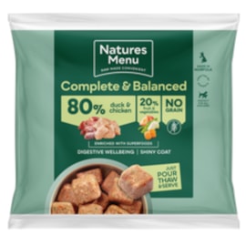 Natures Menu 80/20 Duck & Chicken Nuggets 1Kg (Frozen)