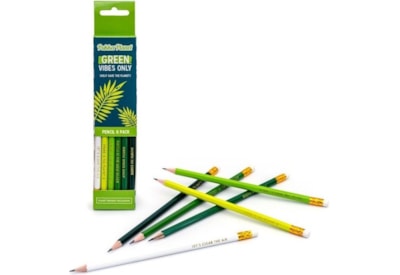 Pukka Planet Green Vibes Pencils 6pk (9739-SPP)