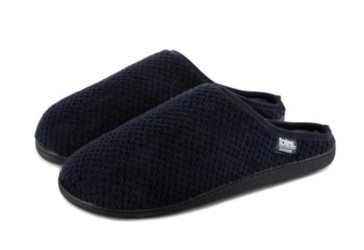 Totes Isotoner Mens Swept Back Popcorn Mule Navy Size 9 Totes Isotoner Mens Swept Back Popcorn Mule Navy Size 9