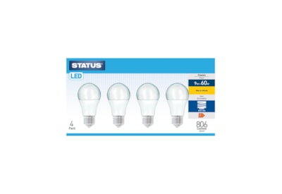Status 8w Led Gls E27 Warm White Bulb 4pk Status 8w Led Gls E27 Warm White Bulb 4pk