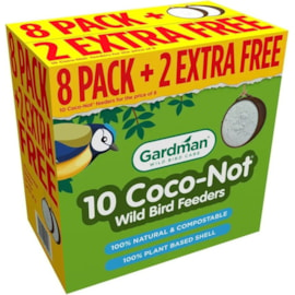 Gardman Coco-not Feeder + 2 10s (A04234)