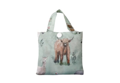 Eco Chic Sage Farm Animals Shopper Eco Chic Sage Farm Animals Shopper