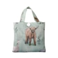 Eco Chic Sage Farm Animals Shopper