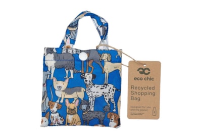 Eco Chic Blue Dogs Shopper (A33BU)