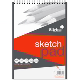 Silvine A4 Artist Pad Perforated Sheets Silvine A4 Artist Pad Perforated Sheets