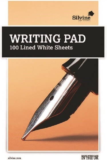 A5 Writing Pad White Ruled 100 Sheet (1720)