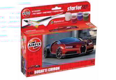 Airfix Starter Set - Bugatti Chiron Model Airfix Starter Set - Bugatti Chiron Model