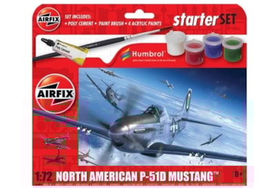 Airfix Starter Set - North American P-51d Mustang Airfix Starter Set - North American P-51d Mustang