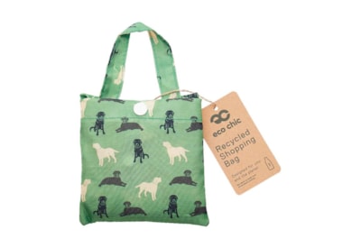 Eco Chic Green Labradors Shopper (A70GN)