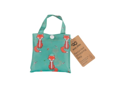 Eco Chic Green Foxes Shopper